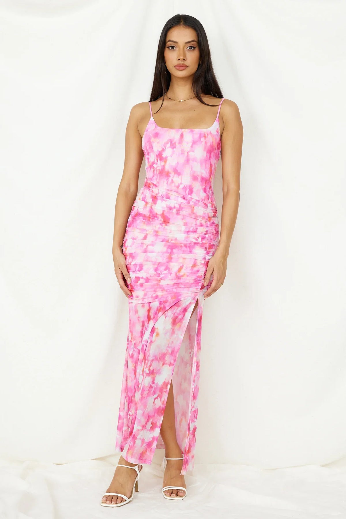 Deep Sea Dive Maxi Dress Pink