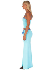 Lilly Maxi Skirt | Sky