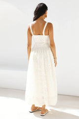 Enchanted Mist Maxi Dress Cream