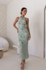 Tropic Whisper Maxi Dress Sage