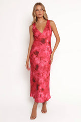 Mirae Maxi Dress - Red