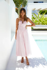Sweet Kiss Maxi Dress Pink