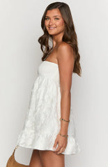 Wiley White Strapless Mini Dress