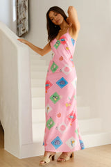 Riviera Romance Maxi Dress Pink