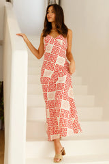 Turning Point Maxi Dress Red