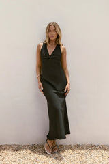 Dancing Till Dark Maxi Dress Black
