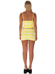 Mia Mini Skirt | Lemon