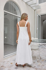 Dreamy Hearts Maxi Dress White