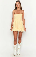 Kimmy Yellow Mini Dress