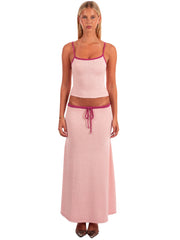 Tabitha Maxi Skirt | Raspberry