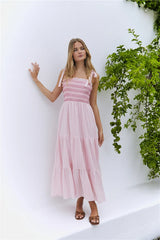 Sweet Whispers Maxi Dress Pink