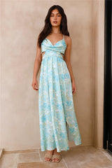 Manifesting Us Maxi Dress Blue