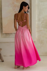 Caramel Latte Maxi Dress Pink