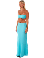 Blair Maxi Skirt | Blue Lagoon