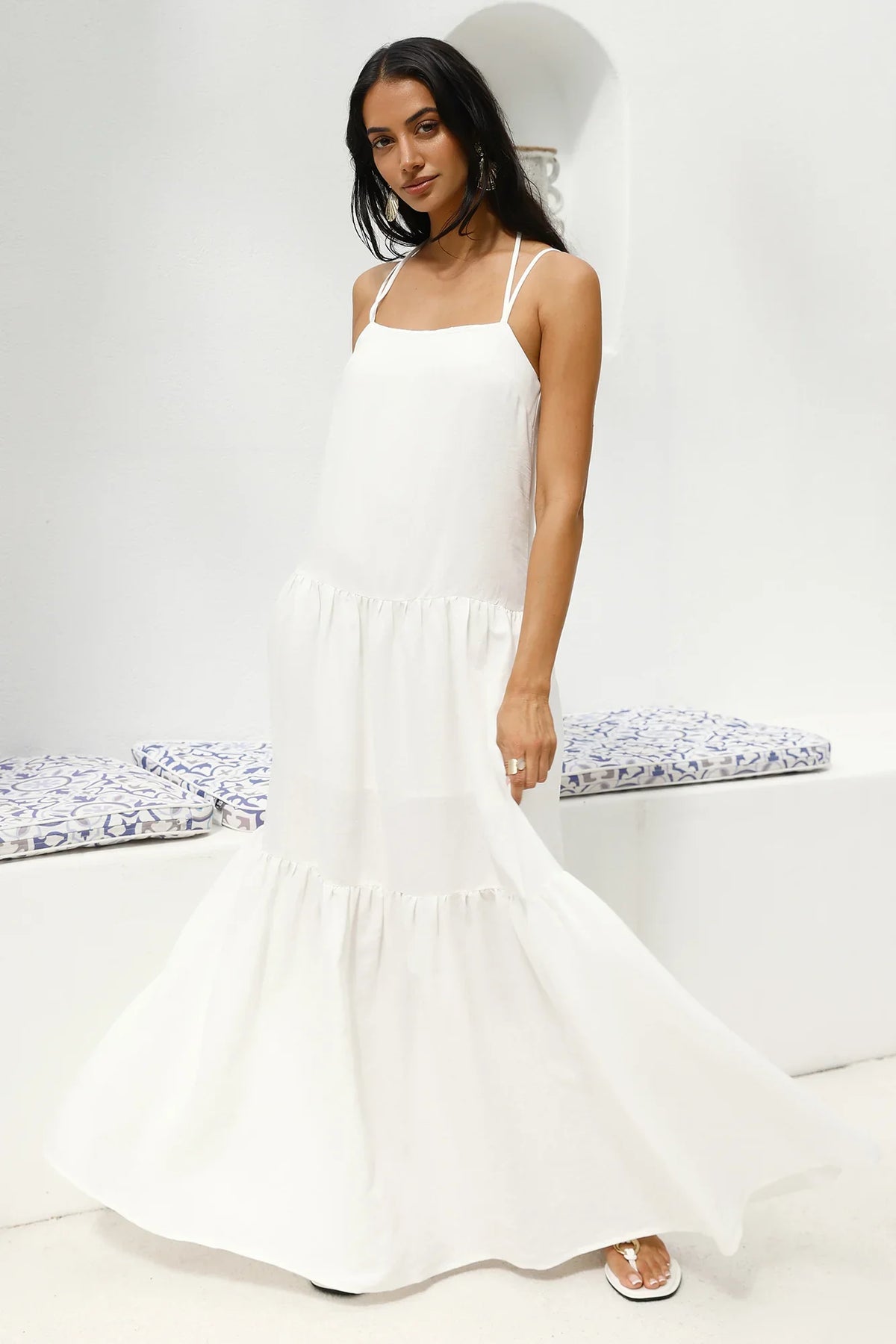 Endless Grace Maxi Dress White