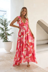 Wishing You Well Maxi Dress Pink
