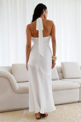 Ivory Dream Maxi Dress White