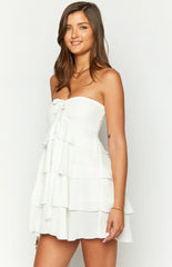 Miller White Strapless Mini Dress