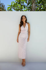 Enchanted Mist Maxi Dress Pink