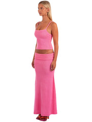 Gabriella Maxi Skirt | Flamingo