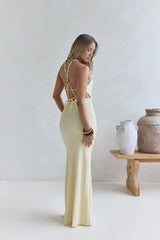 Tropiluxe Maxi Dress Yellow