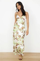 Safari Tour Maxi Dress Green