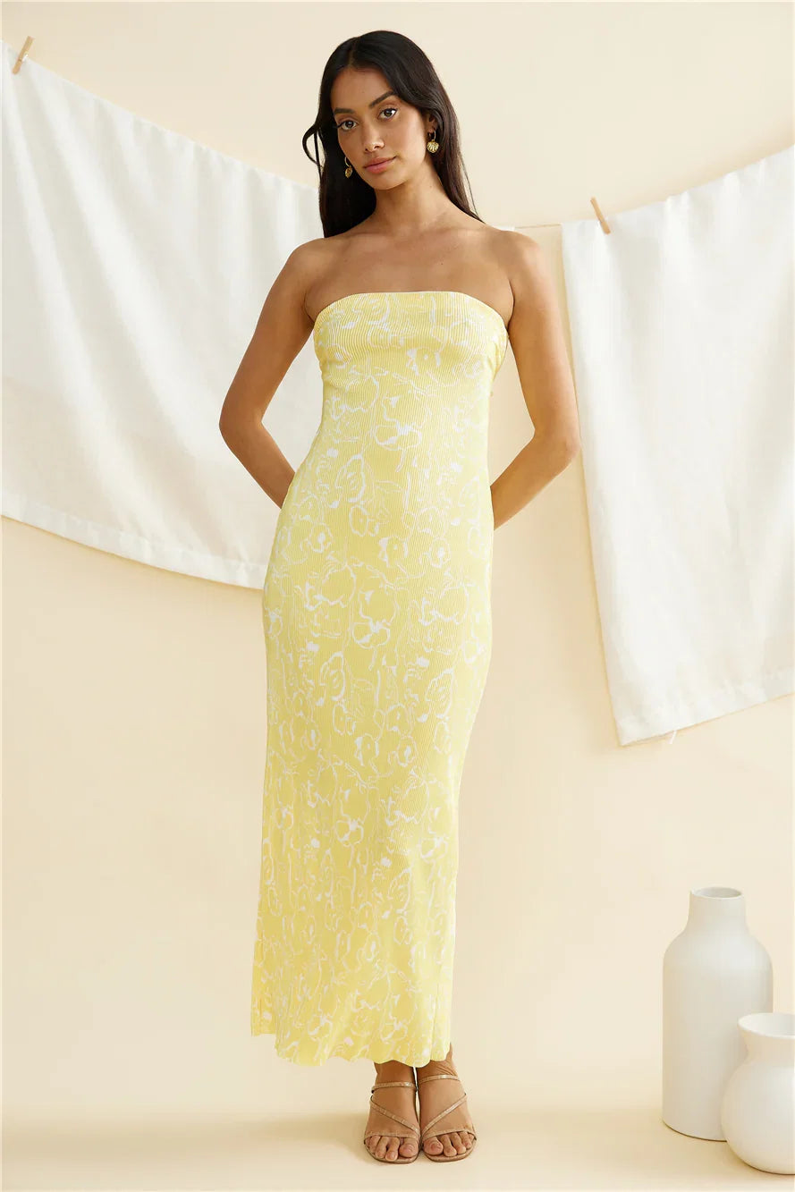 Lemon Cello Maxi Dress