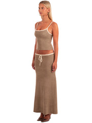 Tabitha Maxi Skirt | Khaki