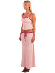 Tabitha Maxi Skirt | Raspberry