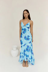 Shine Bright Maxi Dress Blue
