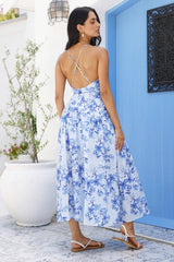Enchanted Isles Maxi Dress Blue