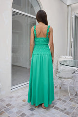 One Way Ticket Maxi Dress Green