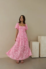 Step By Step Maxi Dress Pink