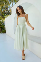 Honey Skies Maxi Dress Green