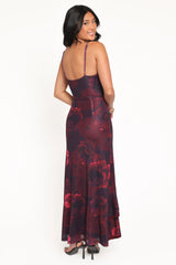 Carella Maxi Dress - Red Floral