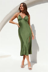 Up and Away Maxi Dress Olive