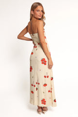Adela Maxi Dress - Tomato Print