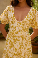 Golden Child Maxi Dress Yellow
