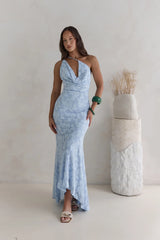 Tales From The Riviera Maxi Dress Blue