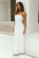 Vacation Mode Maxi Dress White