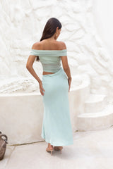 Coastal Reverie Maxi Dress Sage