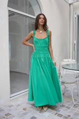 One Way Ticket Maxi Dress Green