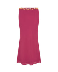 Jemima Midi Skirt | Wine
