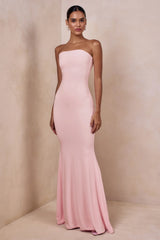 Ceremony | Pink Bandeau  Maxi Dress