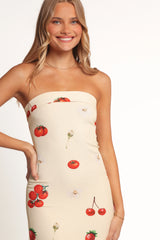 Adela Maxi Dress - Tomato Print