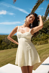 Sound Of Seas Mini Dress Yellow